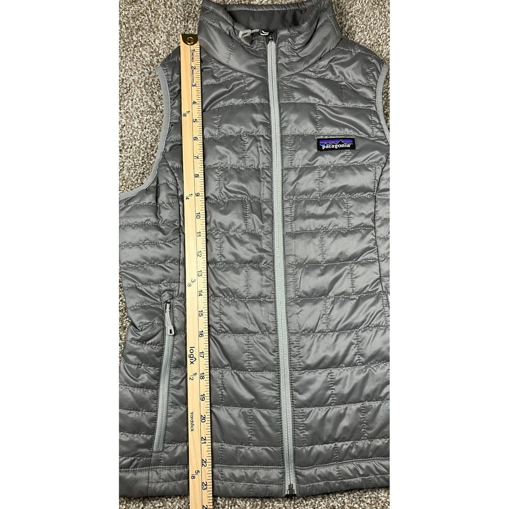 Patagonia Womens Nano Puff Vest Gray Quilted PrimaLoft Insulated XS 84247 - Picture 11 of 11